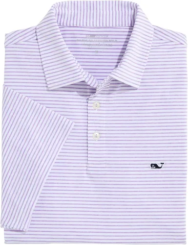 Vista 43 de Vineyard Vines Polo Bradley Stripe Sankaty para hombre Ocean Breeze Tejeda