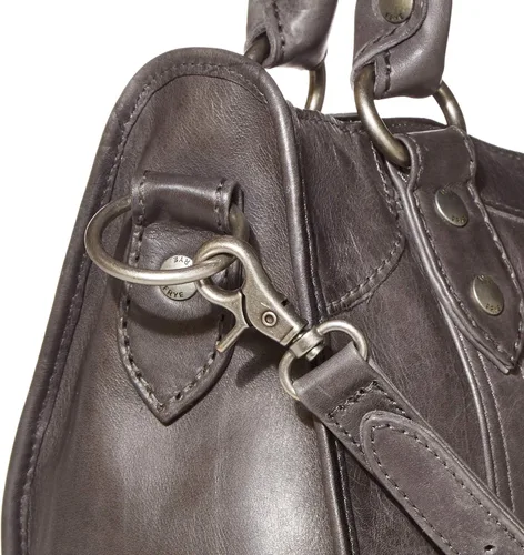 Vista 27 de Frye Melissa - Bolso de mano de piel con cremallera y correa ajustable para el hombro y asa superior