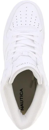 Vista 4 de Nautica Men's High-Top Fashion Sneakers - Lace-Up Trainers for Stylish Basketball Style and Comfortable Walking Shoes-Oakford