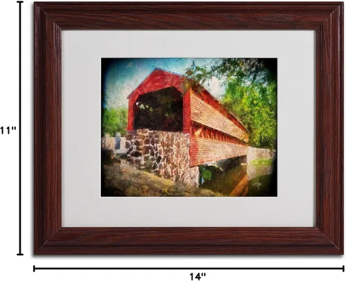 Vista 6 de Trademark Fine Art Lois Bryan - Arte enmarcado con marco de madera, 11 x 14 pulgadas