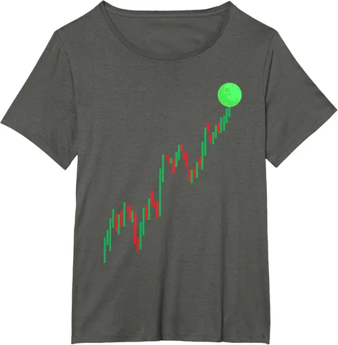 Vista 73 de Cute Stock Trading Design for Men Women Stock Market Trader T-Shirt Asphalt Grey