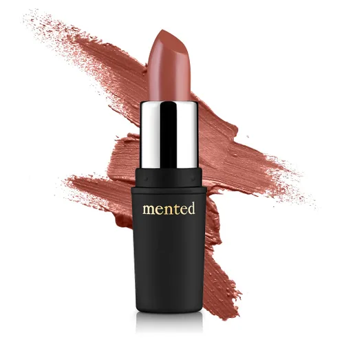 Vista 10 de Mented Cosmetics - Lápiz labial nude para mujeres, lápiz labial semimate de larga duración, hidratante vegano, sin parabenos y libre de crueldad