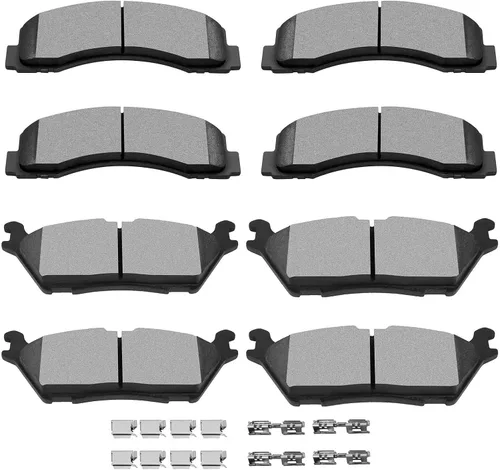 Vista 31 de D373 D374 SCITOO - Juego de pastillas de freno de disco para Honda Civic 1988-1989