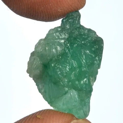 Vista 2 de GEMHUB Piedras preciosas sueltas para la fabricación de joyas, 10-980 quilates, esmeralda verde cruda, piedras naturales Cristal y piedras curativas