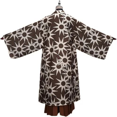 Vista 3 de BENJUNC Demon Slayer Anime Cosplay Kimono Costume robe halloween costumeMale Adult- A variety of styles to choose from