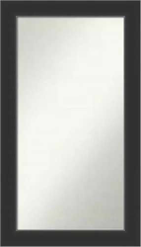 Vista 279 de Amanti Art Espejo personalizado, espejo de baño negro Astor, espejo de pared o espejo de tocador de baño sobre el fregadero (25 x 25 pulgadas)