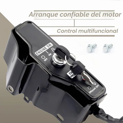 Vista 3 de Caja de interruptor de encendido compatible con Harbor Predator 13HP 420cc Engine 60340 60349 69736, caja de control de interruptor de encendido