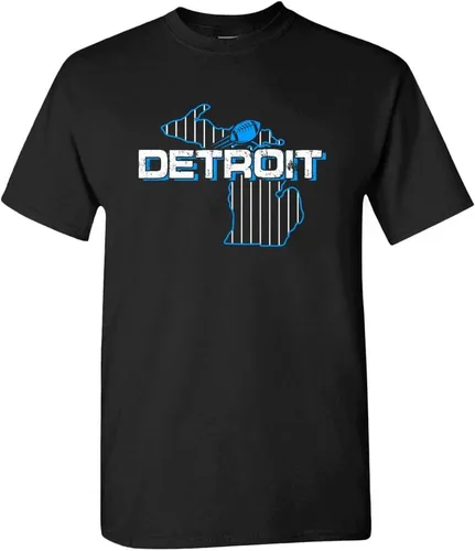 Vista 26 de Xtreme Apparrel Camiseta para hombre Team Field Map para aficionados al fútbol Dallas - Camisa azul marino