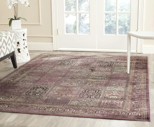 Vista 8 de SAFAVIEH Vintage Collection - Alfombra de pasillo de 2 pies 2 pulgadas x 6 pies, morado y fucsia, viscosa, diseño oriental envejecido