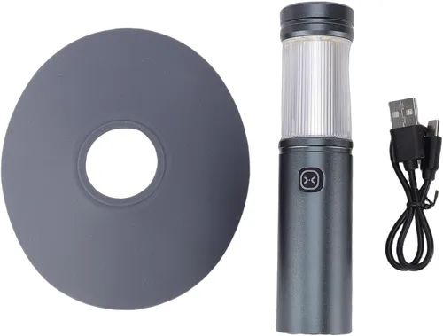 Vista 9 de Luqeeg Linterna de campamento, 3 en 1, imán para exteriores, linterna LED con pantalla desmontable, 5 modos, gancho para colgar, IP65, a prueba