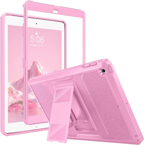 Vista 16 de MoKo Funda Compatible con iPad 9.7 de 2018/2017 6ª/5ª Generación - [Resistente] Funda Híbrida Protectora de Cuerpo Completo a Prueba de Golpes