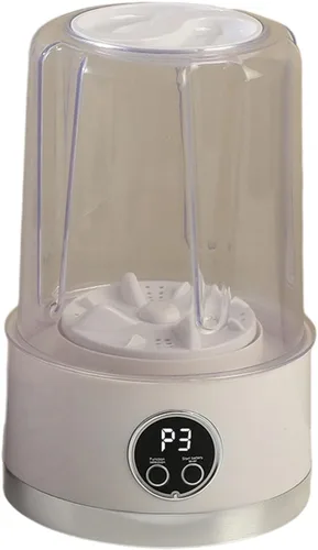 Vista 4 de PANGBOER Recargable pequeña lavadora de ropa interior Augmenter Rotación Tecnología 4000mAh Batería Doble Lavado Modos Impermeable Plan Co