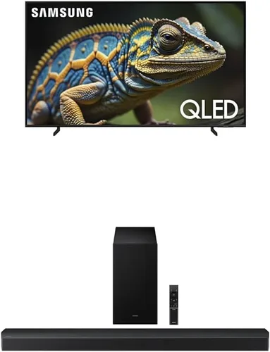 Vista 24 de Samsung - Smart TV QLED 4K de 43 pulgadas de la serie Q60D, Quantum HDR, con Object Tracking Sound Lite, Motion Xcelerator, diseño delgado, Gaming
