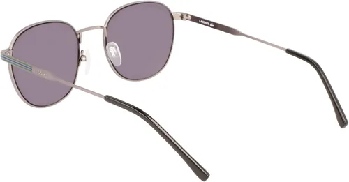 Vista 4 de Lacoste L251S - Gafas de sol ovaladas color gris plomizo oscuro talla única Semimatte Dark Gunmetal
