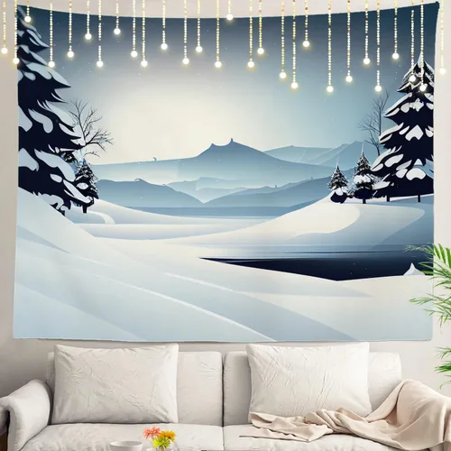 Vista 26 de Shrahala Retro Paint Abstract Tapestry, White Gold Oil Painted Work Rustic Wall Hanging Hd Print Polyester Backdrop For Dorm Room Bedroom 30 X 40 In