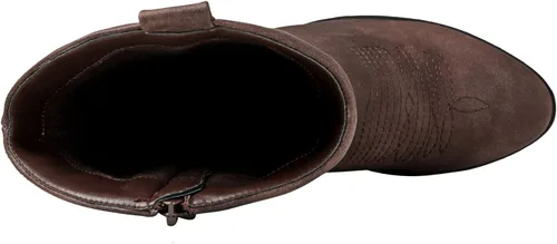 Vista 7 de GLOBALWIN Botas vaqueras occidentales de media pantorrilla para mujer, botas vaqueras de moda para mujer, tacón bajo grueso