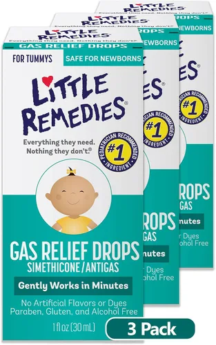 Vista 18 de Little Remedies Gotas de alivio de gas Sabor natural de bayas 1 onza. Paquete de 1 Funciona suavemente en minutos Seguro para recién nacidos