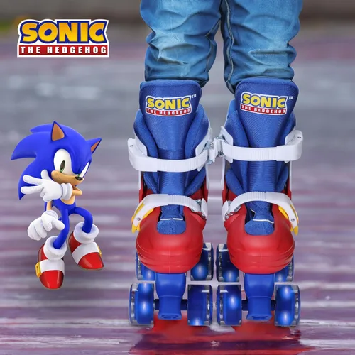 Vista 6 de Barbie - Patines de ruedas 2 en 1 para niños, se transforman de quads a patines en línea, botas rígidas duraderas, ruedas LED para quads e