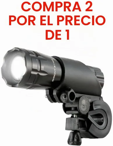 Vista 3 de Bright Eyes, juego de luces LED de bicicleta aluminio impermeable, 300 lúmenes (delanteros, traseras), paquete x 2