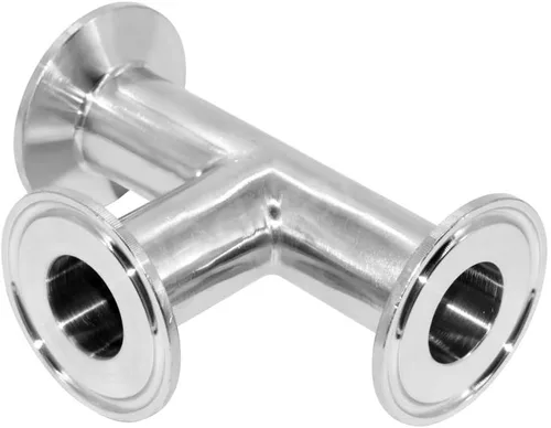Vista 4 de Beduan 1.5 pulgadas Tri Clamp Tee de 3 vías de acero inoxidable sanitario, paquete de 1 (tubo de 0.984 in, diámetro exterior de virola de 1.988 in)