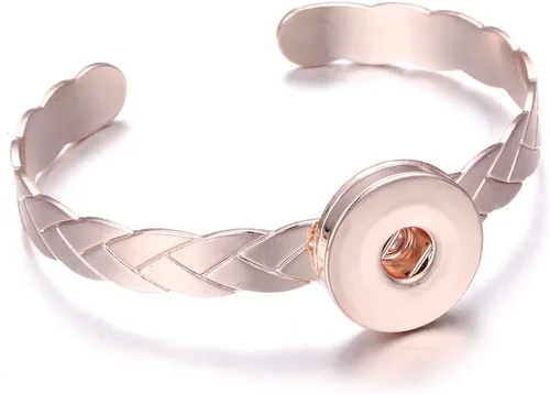 Vista 3 de Lovglisten - Pulsera de 3 piezas con cierre a presión de 0.709 0.787in ajustable