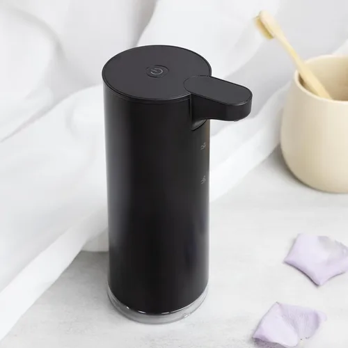 Vista 7 de LAOPAO Dispensador automático de jabón espumoso: dispensador de jabón recargable sin contacto dispensador de jabón de espuma de acero inoxidable