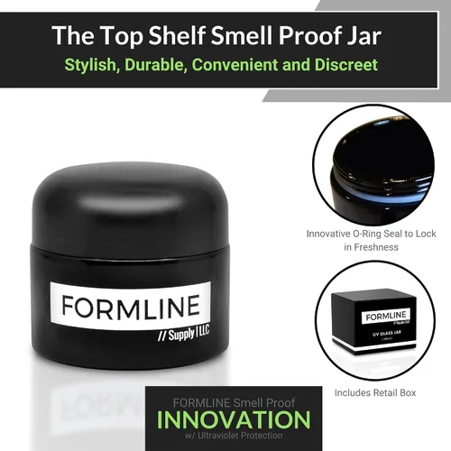 Vista 2 de Formline - Tarro hermético a prueba de olores (1.7 fl oz)