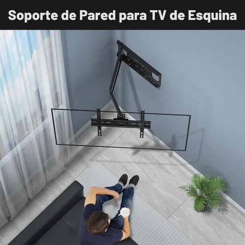 Vista 6 de FORGING MOUNT - Soporte de pared para TV de esquina de brazo largo