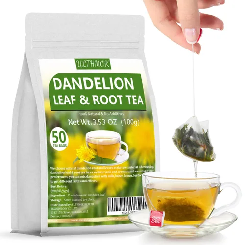 Vista 26 de Bolsas de té de raíz de bardana premium, 60 bolsas de té/6.4 onzas, té de bardana 100% natural, sin aditivos, sin cafeína.