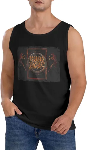 Vista 5 de Men's Tank Top T Shirts Short Sleeve Fashion Tee Teenager Classic Summer Cotton Shirts for Sports Walking Top