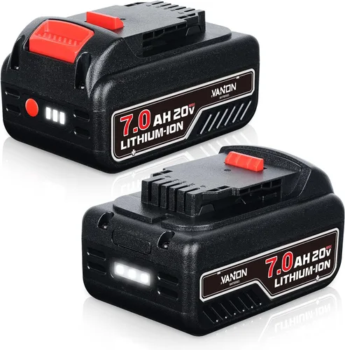 Vista 7 de VANON 7.0Ah 20V Reemplazo para batería Dewalt 20V Max de iones de litio compatible con Dewalt Bateria DCB200 DCB204 DCB206 DCB201 DCB203 DCB181