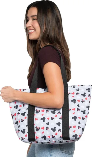 Vista 9 de Disney Bolsa de viaje con cremallera y estampado de iconos de Mickey y Minnie Mouse