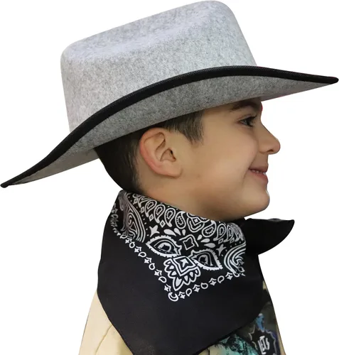Vista 65 de Aeromax Sombrero de vaquero junior con pañuelo