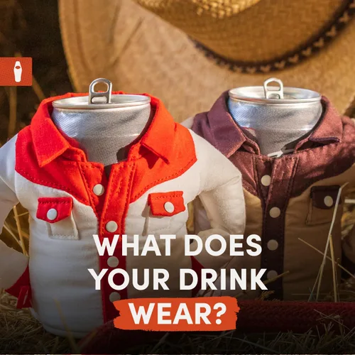 Vista 9 de Puffin - The Howdy Cowboy Shirt - Enfriador de latas aislado de 12 oz I Aislante de botellas de cerveza y latas de refrescos, mantiene las bebidas