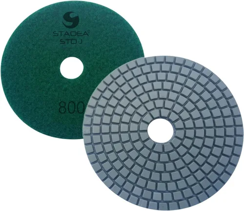 Vista 10 de PPW101D Almohadillas de pulido de lijado de hormigón grano de 4 pulgadas 30 - Almohadillas de diamante para piso de mármol de terrazo de hormigón