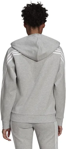 Vista 2 de adidas Sudadera deportiva Future Icon 3 rayas con capucha para mujer