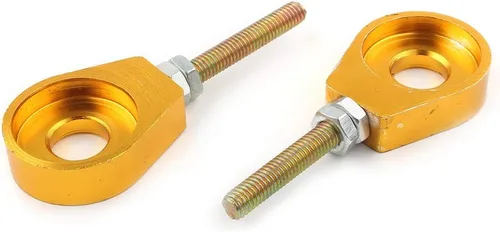 Vista 4 de Ajustadores de tensor de cadena, bloque de eje de rueda trasera, herramienta de ajuste de cadena para motocicleta china Pit Dirt Bike XR50 CRF50