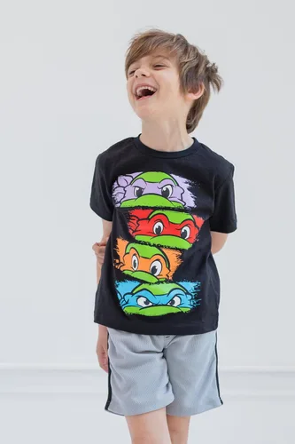 Vista 3 de Nickelodeon Teenage Mutant Ninja Turtles - Paquete de 3 camisetas gráficas de manga corta