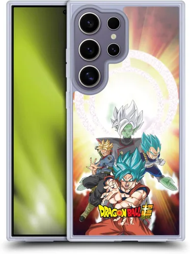 Vista 75 de Head Case Designs Funda de gel con licencia oficial de Dragon Ball Super Group Future Trunks Arc Characters [protección de grado militar] compatible