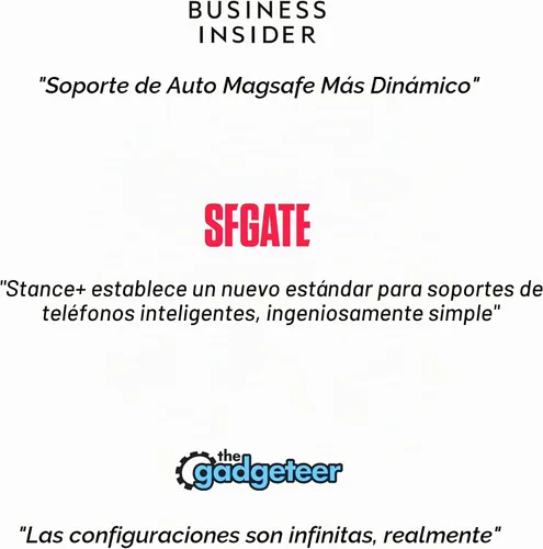 Vista 3 de Kenu Stance+ 10 en 1 MagSafe Super Gadget, soporte magnético para trípode, ventilación para coche+tablero+soporte para CD, soporte para dedos
