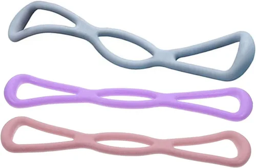 Vista 2 de Beavorty 3 bandas de resistencia extra pesadas para entrenamiento de cuerpo completo, bandas elásticas de yoga de alta elasticidad para moldear