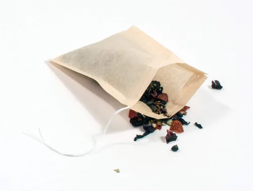 Vista 3 de HIC Kitchen - Bolsas de té sin blanquear, sin cloro, desechables, prepara 8 onzas, 1 caja de 100
