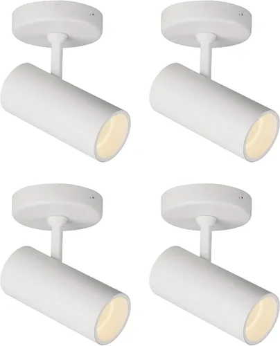 Vista 11 de Aisilan - Foco de techo LED dorado de 9 W regulable, direccional, para interiores, antirreflejos, ángulo ajustable, con cable para imagen