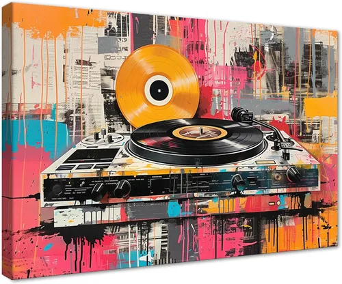 Vista 107 de Novatique Arte de Pared de Cinta de Casete Decoración de Sala de Música Póster Impreso Life Has No Rewind Casete Lienzo Arte de Pared Pósters