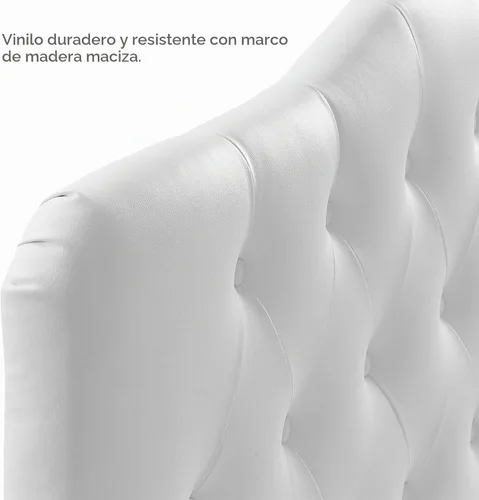 Vista 4 de LexMod Annabel cabecera de cama de vinilo