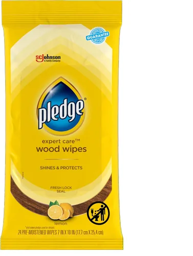 Vista 2 de Pledge Expert Care Limpiador de madera y toallitas para pulir (24 unidades) y spray (9.7 onzas)