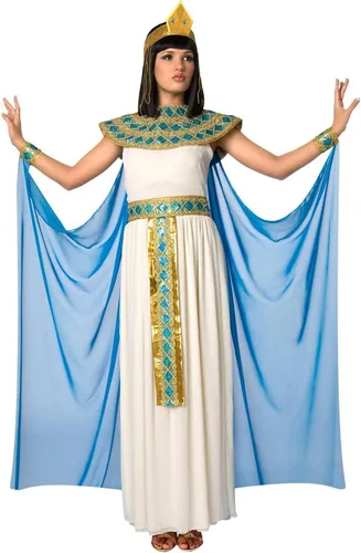 Vista 4 de Morph Disfraz de Cleopatra para mujer, princesa egipcia, vestido de reina de Egipto, disfraz de Halloween