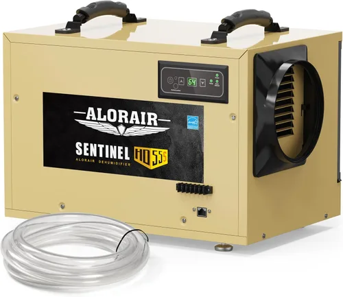 Vista 11 de ALORAIR Deshumidificador de 120 pintas Crawlspace con bomba, Sentinel HD55P Negro