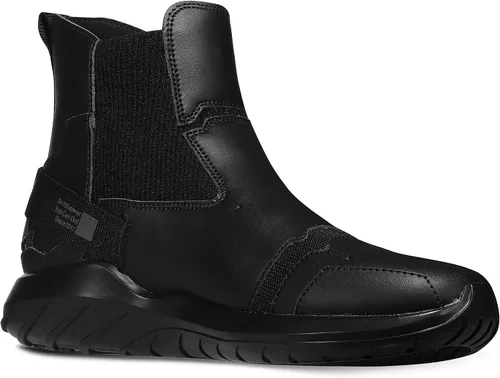Vista 9 de Soulsfeng Zapatillas de deporte altas de moda zapatos reflectantes de cuero empalme ligero antideslizante zapatos para caminar