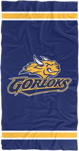 Vista 16 de LOGOVISION Manta Abilene Christian University, 30 x 60 pulgadas, logotipo primario CottonFront/PolyBackBeachTowel
